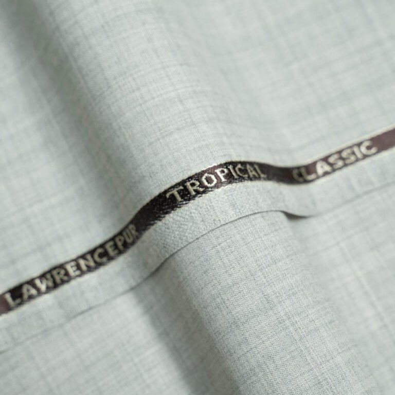 Plain Grey, Tropical Classic Suiting Fabric - Image 1