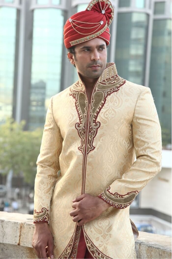 Apple Cut Ethnic Dhoti Sherwani BL2011 - Image 1