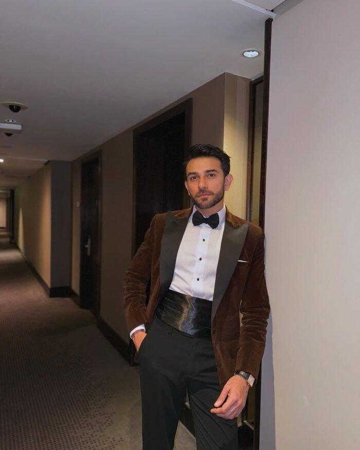 Brown Velvet Tuxedo - Image 1