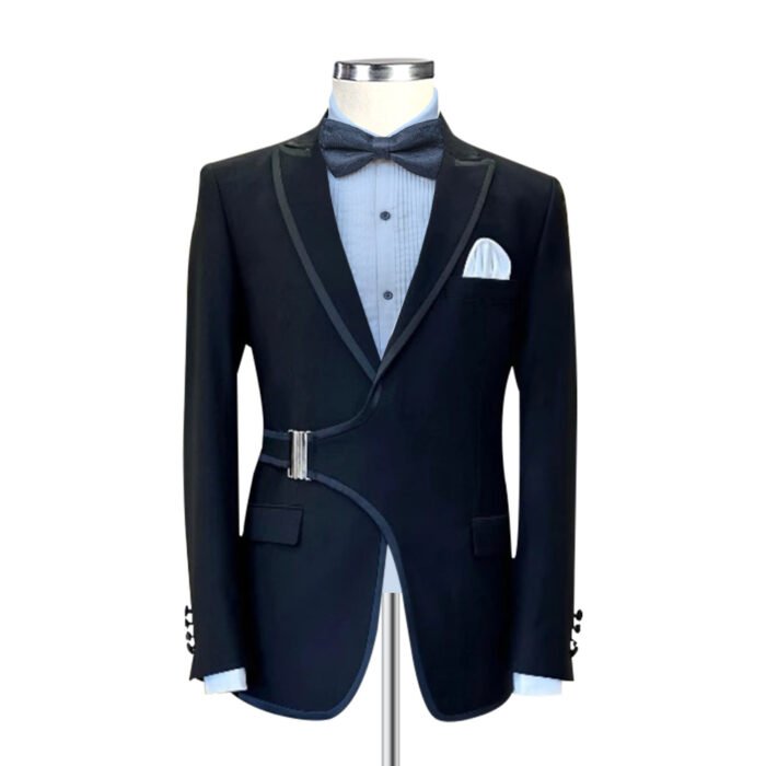 Buy Black Tuxedo with Satin Piping - Andre Emilio - Image 1