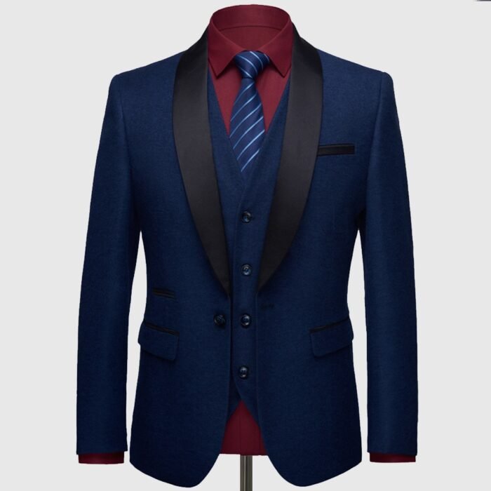 Buy Dark Blue Tuxedo for Men - Andre Emilio - Image 1