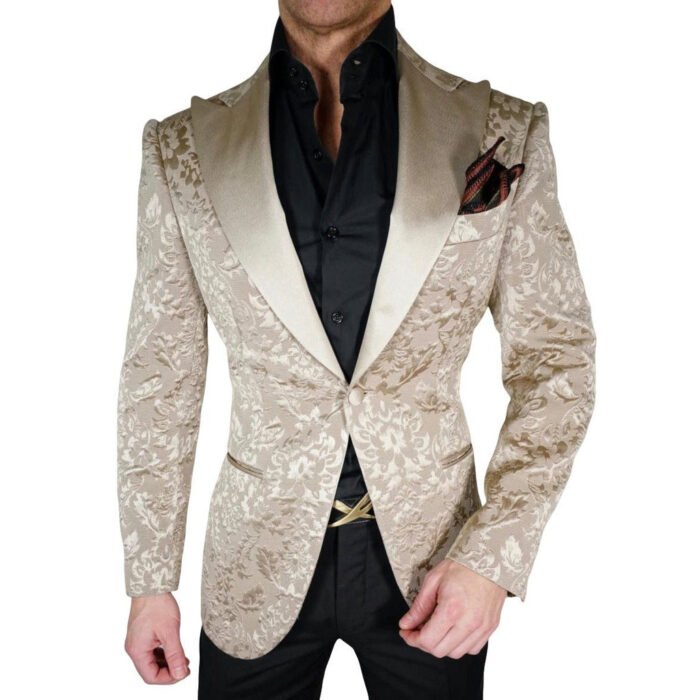 Champagne Oro Fiore Jacket - Image 1