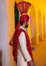 Foan Karandi Traditional plain Sherwani - Image 4