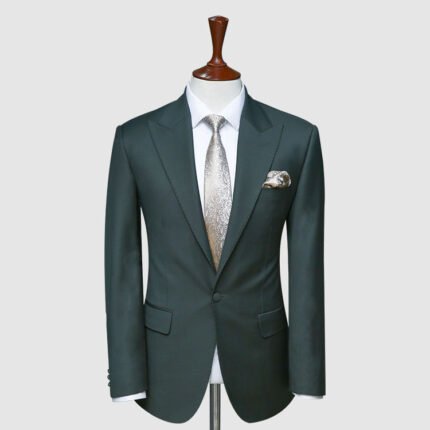 Green 3 Piece Suit For Men - Free Shipping