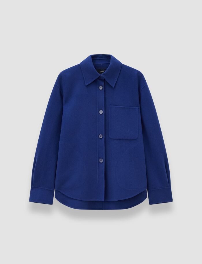Jelia Light Double Face Wool Overshirt - Image 1