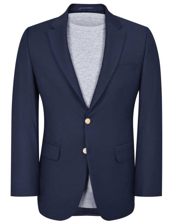 Light Blue Tailored Smart Fit Coat - Image 1