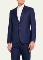 Men's Brunico Tonal Striped Suit - Image 4