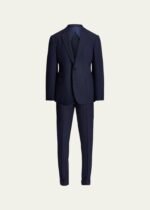 Men's Kent Hand-Tailored Pinstripe Suit