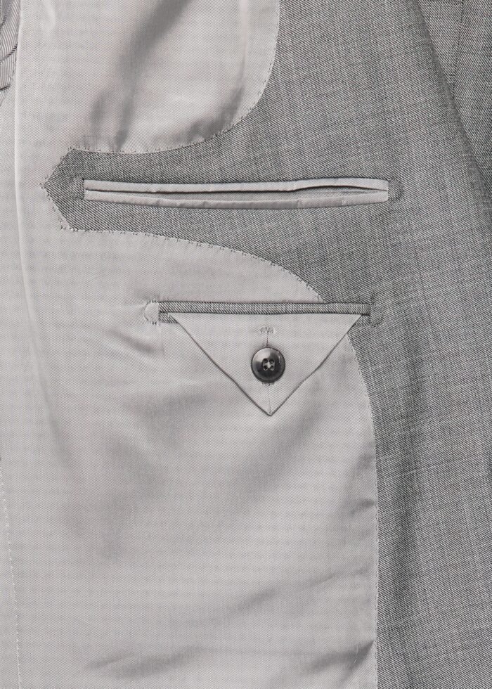 Men's Modern Fit Sharkskin Suit - Image 7