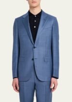 Men's Nailhead Trofeo Wool Suit - Image 4