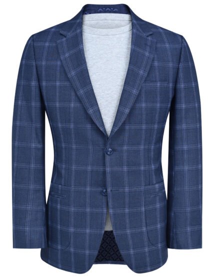 Mens Navy Smart Fit Coat