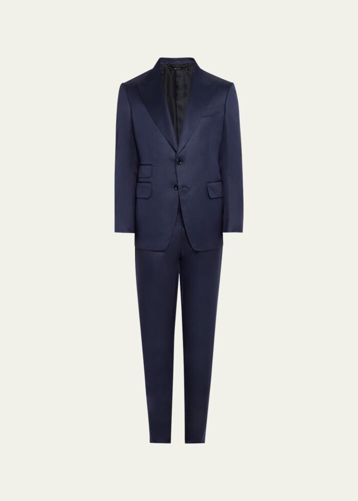 Men's Shelton Silk Twill Suit - Image 1