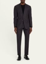 Men's Soft Wool Two-Piece Suit - Image 2