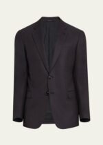 Men's Soft Wool Two-Piece Suit