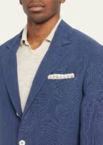 Men's Solid Linen Suit - Image 5