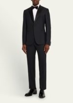 Men's Solid Wool Tuxedo - Image 2
