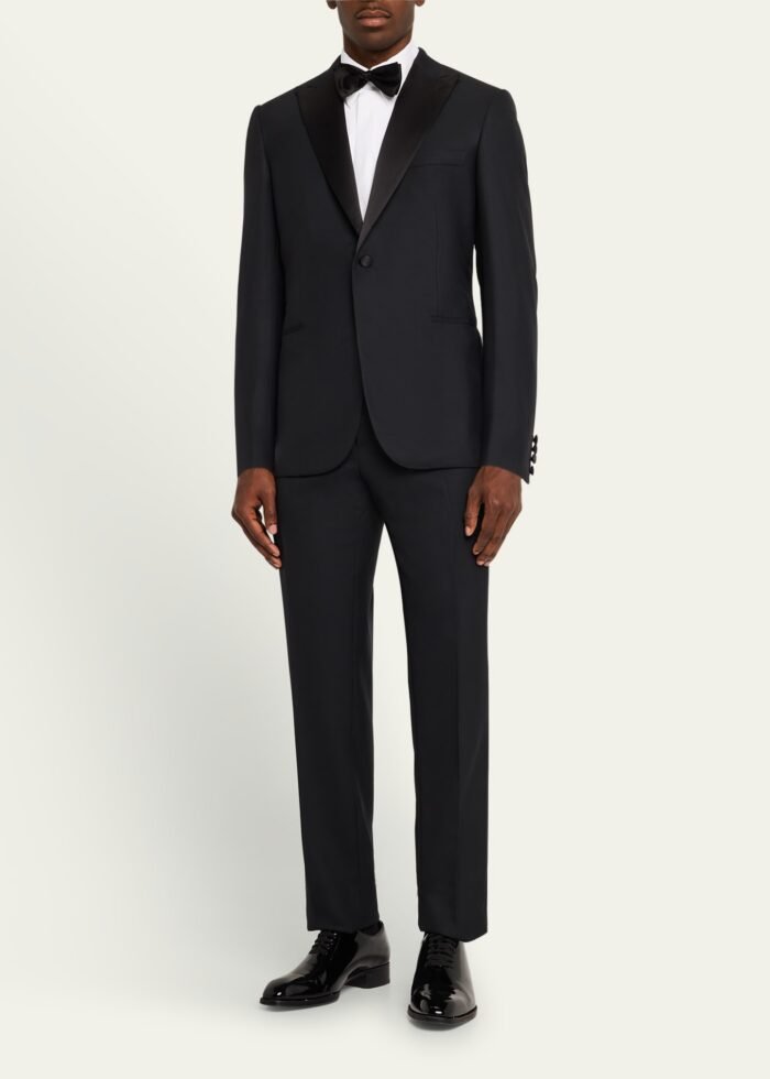 Men's Solid Wool Tuxedo - Image 2