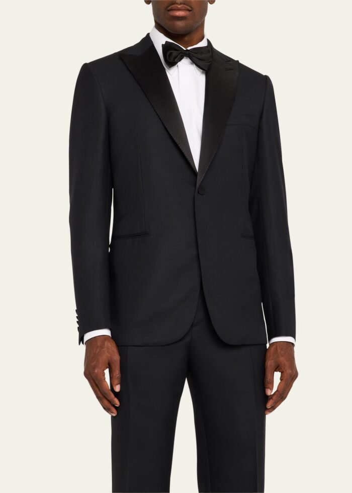 Men's Solid Wool Tuxedo - Image 4