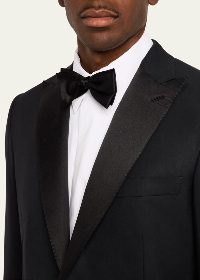 Men's Solid Wool Tuxedo - Image 6