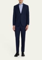 Men's Super 160s Tonal Micro-Stripe Suit - Image 2