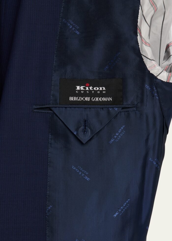 Men's Super 160s Tonal Micro-Stripe Suit - Image 7