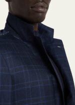 Men's Tonal Plaid Cashmere Two-Piece Suit - Image 8