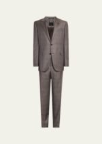 Men's Trofeo Melange Plaid Suit