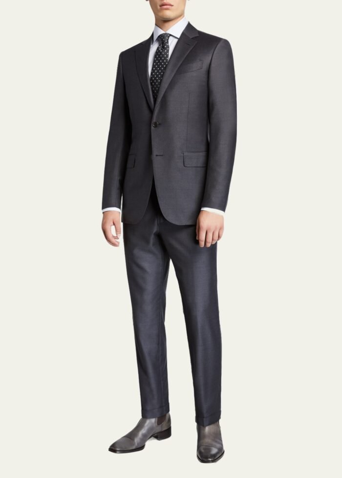 Men's Trofeo Milano Two-Piece Wool Suit - Image 2