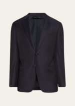 Men's Wool and Cashmere Soft Two-Piece Suit