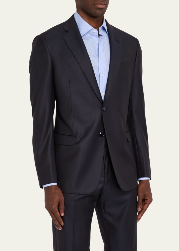 Men's Wool and Cashmere Soft Two-Piece Suit - Image 4