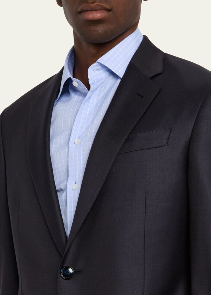 Men's Wool and Cashmere Soft Two-Piece Suit - Image 6