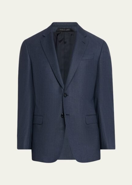 Men's Wool and Cashmere Soft Two-Piece Suit