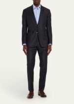 Men's Wool and Cashmere Soft Two-Piece Suit - Image 2