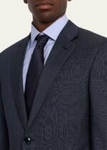Men's Wool and Silk Chambray Two-Piece Suit - Image 6