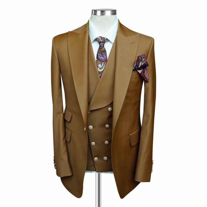 Pale Brown Suit for Men – Premium Tailoring in Pakistan - Image 1