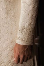 PEARL WHITE SHERWANI - Image 4