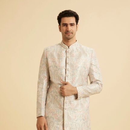 Pista Green Majestic Sherwani