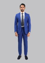 Royal Blue Plain 2-Piece Suit - Image 2