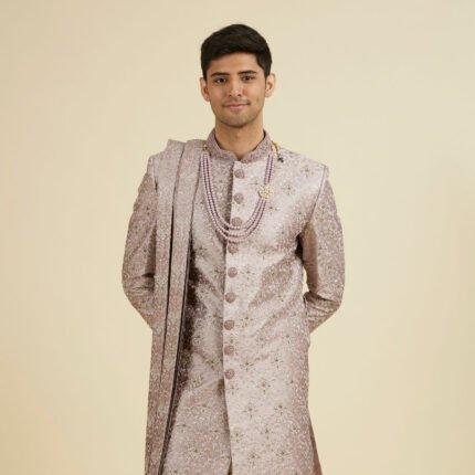 Royal Lilac Grandeur Sherwani