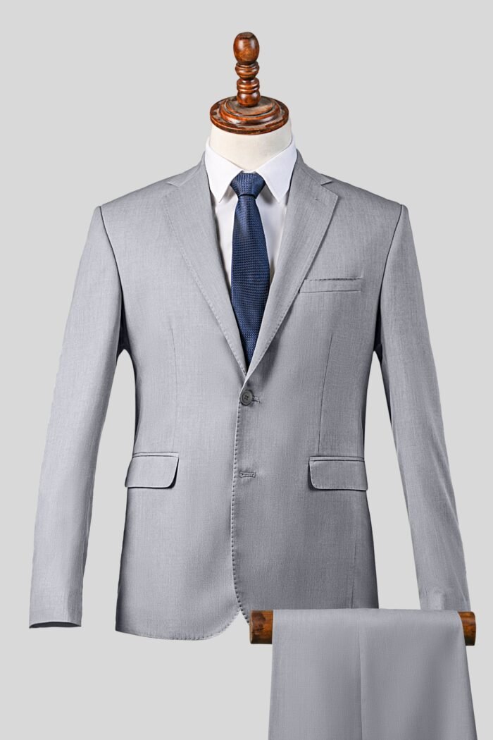 SLIM FIT 2 PIECE SUIT GREY - Image 1