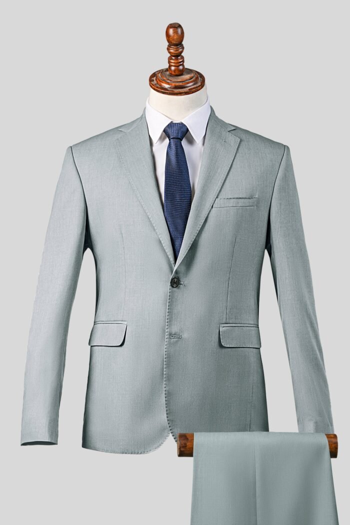 SLIM FIT 2 PIECE SUIT GREY - Image 1