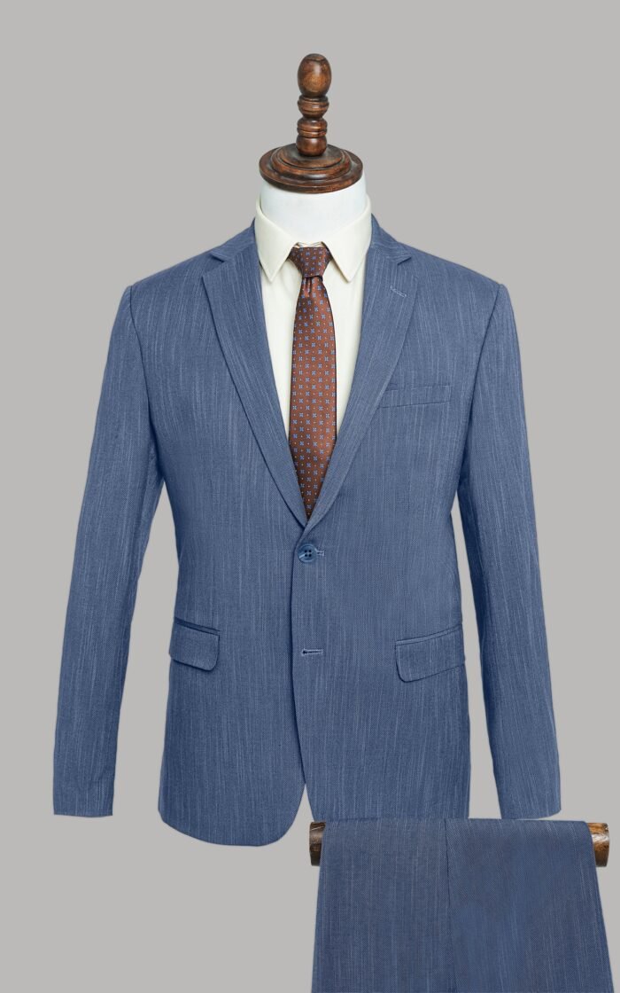 SLIM FIT 2 PIECE SUIT LIGHT BLUE - Image 1