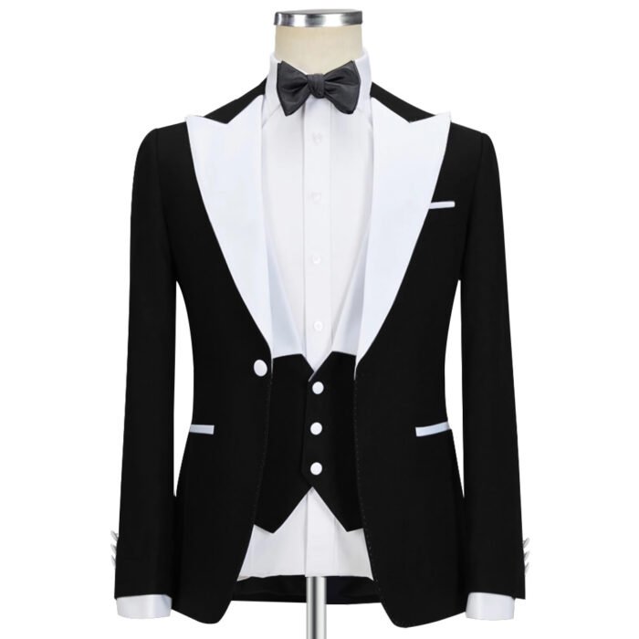 Visit Andre Emilio for Black and White Tuxedo – Fit Guarantee - Image 1